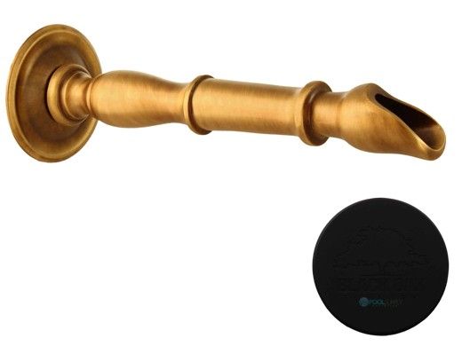 Black Oak Foundry Florentine Spout | Almost Black Finish | S24-BLK