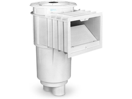 Sta-Rite U-3 Skimmer for Inground Pools | 2" White Slip | Tan Lid | 08650-2404