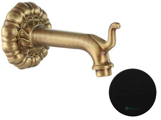 Black Oak Foundry Viareggio Spout | Almost Black Finish | S13-BLK