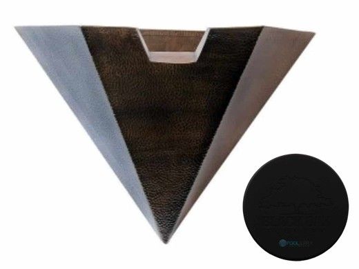 Black Oak Foundry 24" Emerald Bowl | Single Scupper | Almost Black Finish | B331-24-BLK | B351-24-BLK