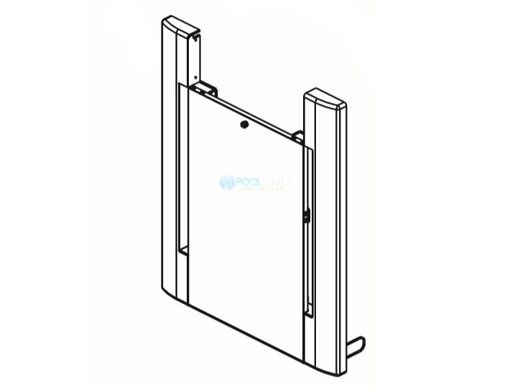 Raypak 266A Door Assembly | Green | 010379F