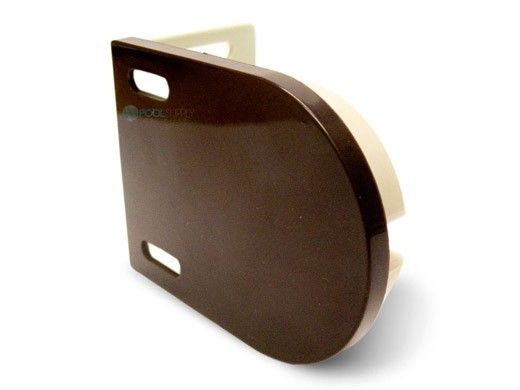 Coolaroo Idle End Unit | Left Side Mount | Brown | Z 4-IUBR-L