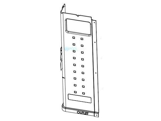 Pentair 36" Panel Assembly with Decal | Left | Black | 474196