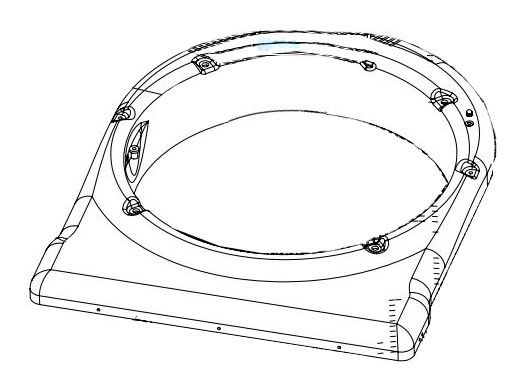Pentair Heat Pump Top | Black | 474193