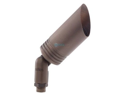 Sollos Accent Light Contemporary Bullet Fixture | 6.5" Natural Metal - Antique Brass | BCB065-AB 995502