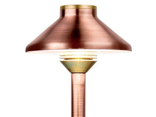 FX Luminaire JS 3 LED Path Light | Antique Tumbled | Zone Dimming | 18" Riser | JSZD3LED18RAT KIT