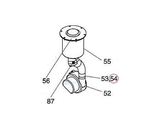 Zodiac Jandy Blower/ Vent Duct Clamp | R0308800