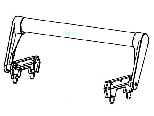 Aqua Products Handle Assembly with Bracket | Blue | APA10201