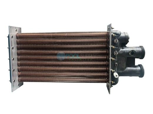 Raypak Cupro Nickel 406A Heat Exchanger Assembly From 7-2013 for Models 406A-406/407 | 014929F 018001F