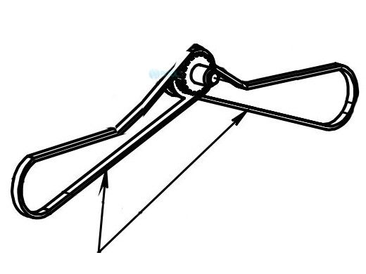 Aqua Products Bracket Assembly Handle Basic | Blue | APS1100BK