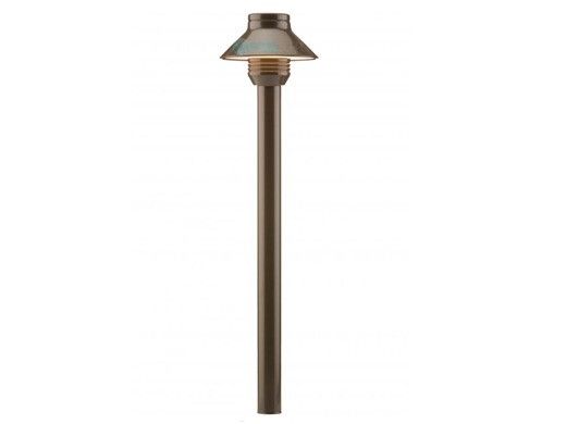 FX Luminaire SP-A 20W Path Light | Bronze Metallic | 18" Riser | SPALED20W18RBZ