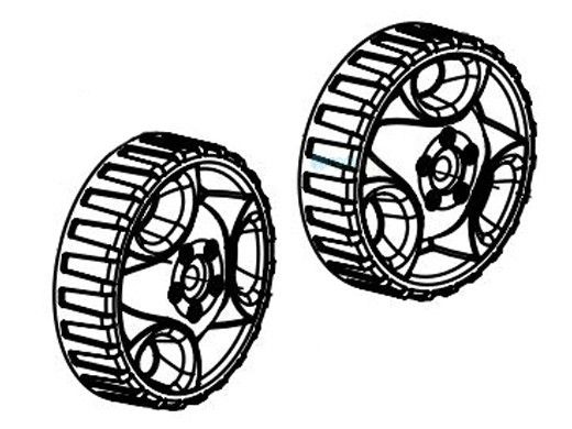 Aqua Products Wheel 2630 Series LTCG | Blue | 2 per Pack | AP2630BL