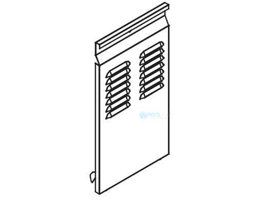 Raypak 130A Heater Door Assembly | Green | 011624F