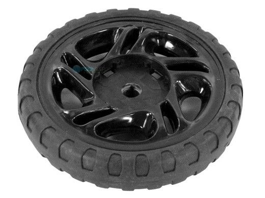 Aqua Products Wheel 6" Tire PP Rim | Black | 2 per Pack | APS2670