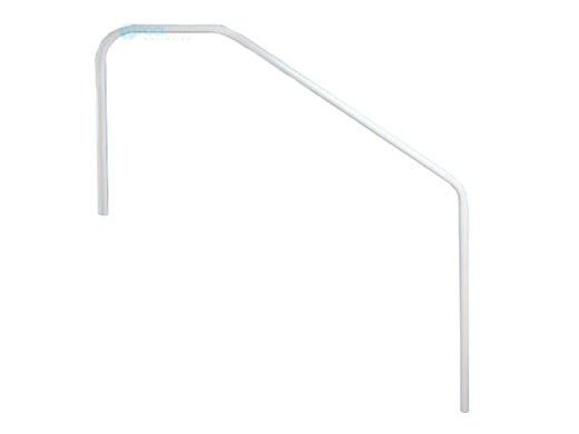 Saftron 3 Bend Deck to Pool Handrail 84" | White | DTP-384-W