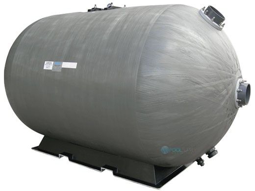 Waterco Micron Commercial Horizontal Sand Filter | 48" x 106" | Right - Manway Flange | 22290106R