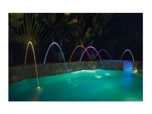 Pentair MagicStream Laminar Color LED Light | 150' Cord | Gray Deck Lid | 580040