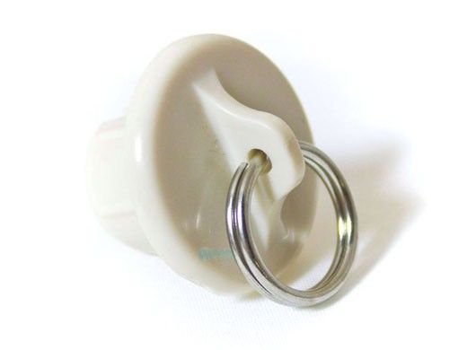 Coolaroo 19mm Tube End Cap with Ring | Cream | Z 11-BRCS