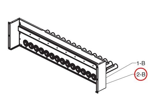 Raypak Burner Mounting Assembly | 009727F