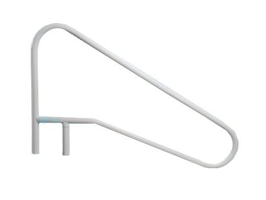 Saftron Return-To Deck 3-Bend Handrail | 54" Braced | Gray |  CBRTD-354-GG