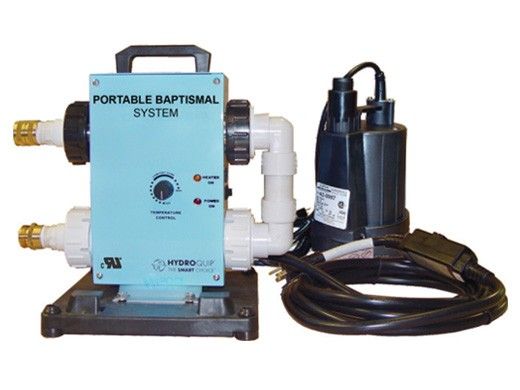 HydroQuip Portable Baptismal Equipment | 4.0kW Heater and Pump | 240V | PBES6040