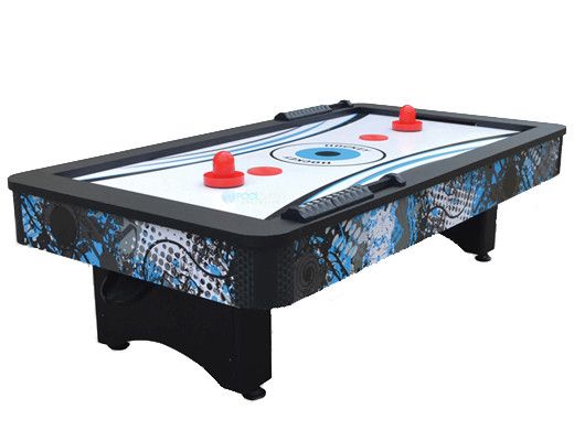 Hathaway Crossfire 42-Inch Tabletop Air Hockey Table with Mini Basketball Game | BG50361
