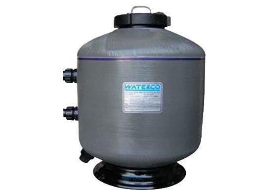 Waterco Micron SM900 36" Side Mount Sand Filter | Black | 10" Neck with Clear Lid and 2" Connections | 7.01 Sq. Ft. 140 GPM | 220283610NA | 220008364NA
