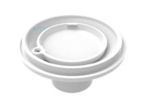 Color Match 2"S Adjustable Pebble Top Floor Inlet | White | PTFR-01