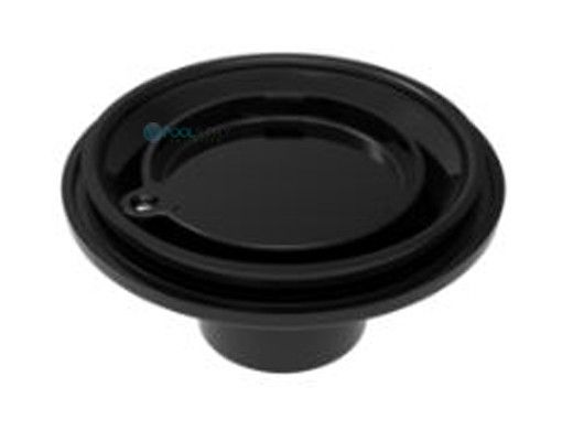 Color Match 2"S Adjustable Pebble Top Floor Inlet | Black | PTFR-02