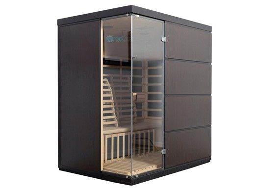 HeatWave Sirona 4-Person Hemlock Infrared Sauna with 8 Carbon Heaters | SA7009
