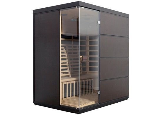 HeatWave Sirona 3-Person Hemlock Infrared Sauna with 8 Carbon Heaters | SA7008