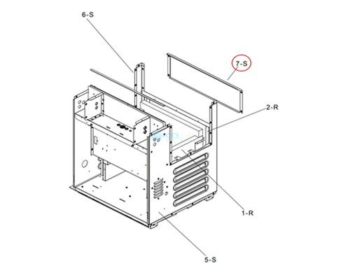 Raypak Jacket Rear Panel | 010317F