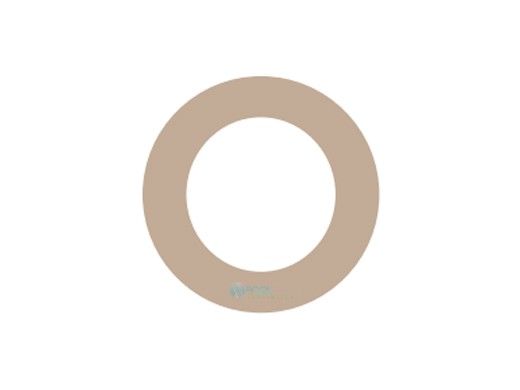 S.R.Smith Fiberglass Trim Ring - Warning Plate | Tan | FLED-TRT-FG
