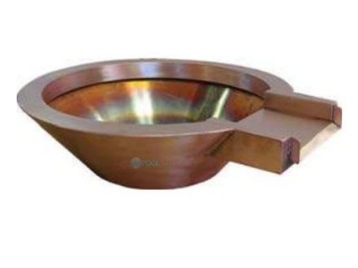 Bobe 32" Round Original Lip Hammered Po Pot High 16" Tall | Copper | RPPHH-32
