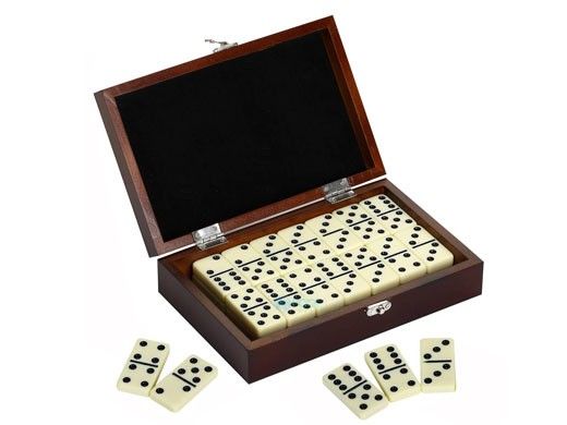Hathaway Premium Domino Set with Wooden Carry Case | NG2133 BG2133