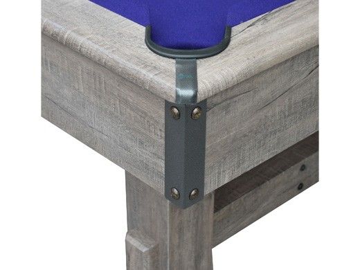 Hathaway Logan 7-Ft. Pool Table Combo Set with Benches | Rustic