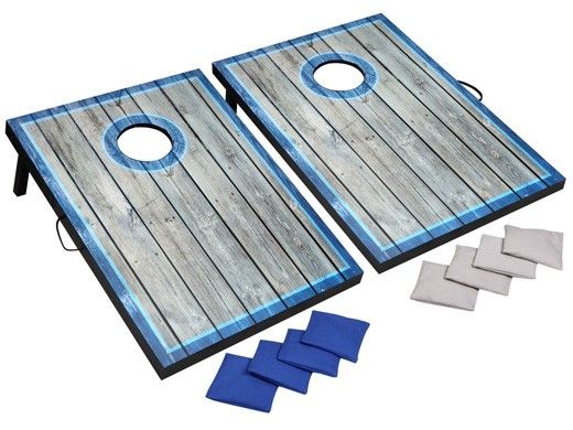 Hathaway Atlantic Cornhole Bean Bag Toss Game Set with LED Lights | BG5036