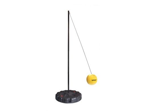 Hathaway Tetherball Set with Fillable Base | Black / Yellow | BG5034