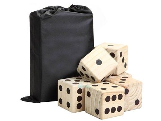 Hathaway High Roller Yard Dice Set with Black Nylon Storage Bag | BG3150