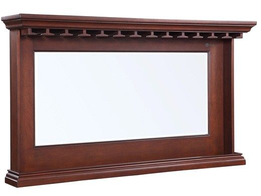 Hathaway Seville 62-In Hardwood Back Bar Mirror | Mahogany Finish | NG2729 BG2729