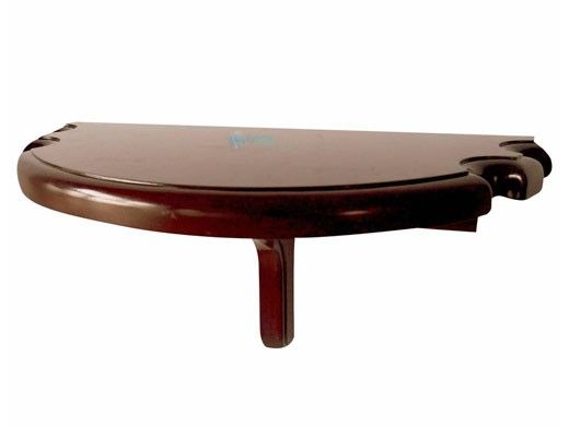 Hathaway Premium Half Moon Wall Shelf | Walnut | NG2552W BG2552W