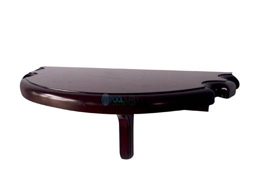 Hathaway Premium Half Moon Wall Shelf | Mahogany | NG2552M BG2552M