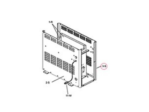 Raypak Jacket Right Side Panel | 014897F