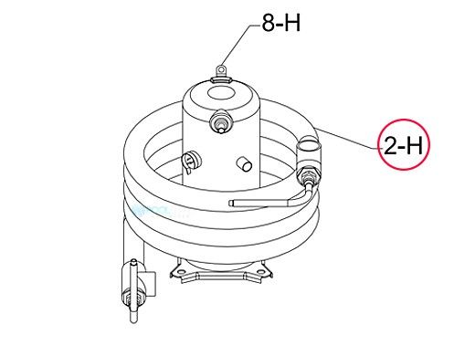 Raypak Heat Exchanger | H000368