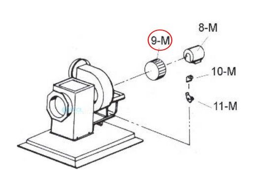 Raypak Power Vent Wheel | 951106F