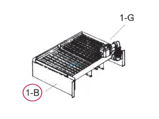 Raypak Burner Tray without Burners | 001867F