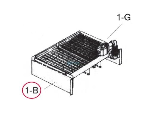 Raypak Burner Tray with Burners | 001857F