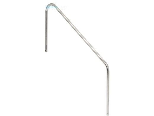 SR Smith 2 Bend 4' Handrail with 12" Extension on Both Legs Stainless Steel | 316 Grade | 049 Wall Residential | 2HR-4-049-2-MG