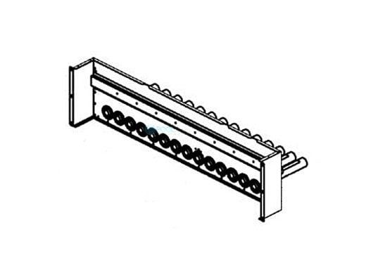 Raypak Burner Assembly with Burners | 009719F