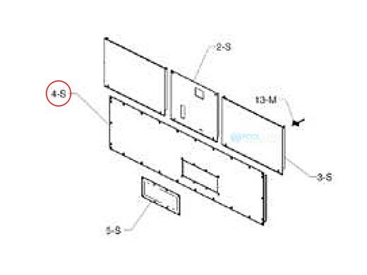 Raypak Lower Front Jacket Panel | 009756F